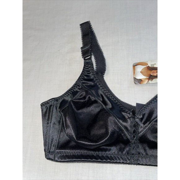 Bali Full Support Women’s Lace Rim Bra Size 40B Black Comfort M Frame Cup NWT - Picture 7 of 12